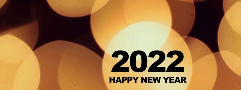 Happy New Year 2022 Image to illustrate blog